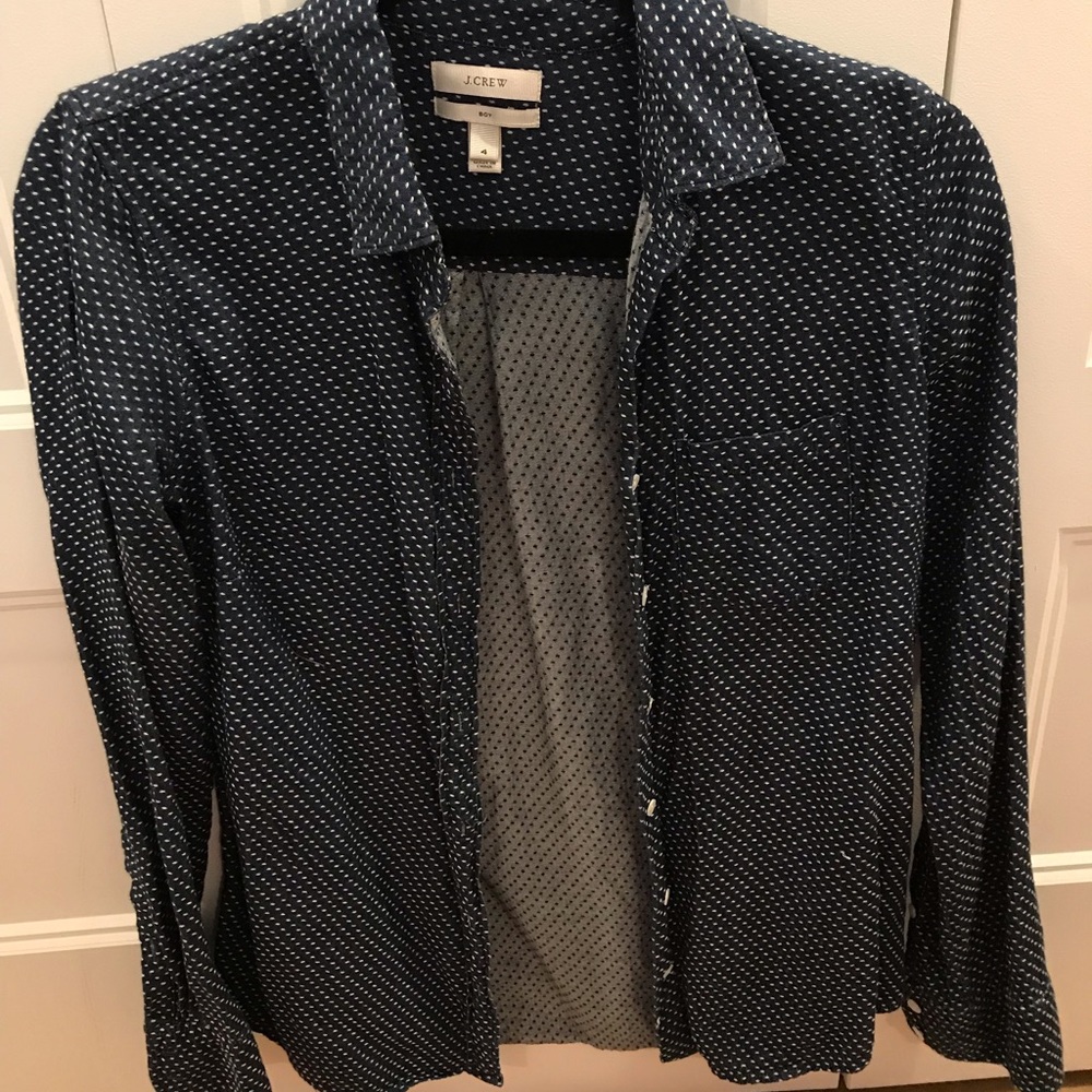 Jcrew long sleeve collard shirt